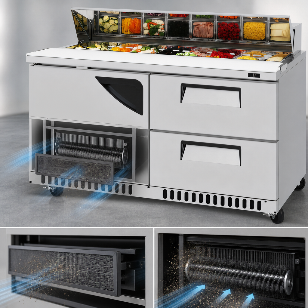Self-Cleaning Condenser