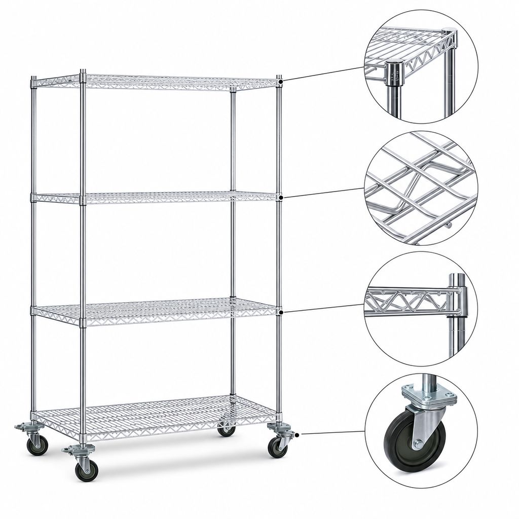 Patented QuadTruss® Shelves