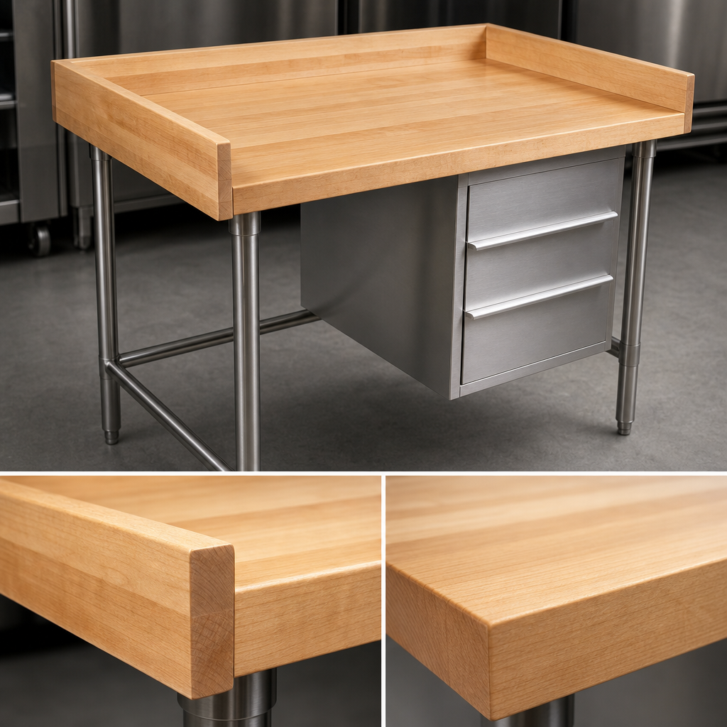 Thick Maple Work Surface