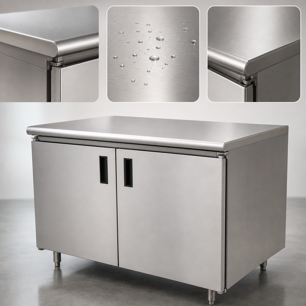 14-Gauge 304 Stainless Steel Top