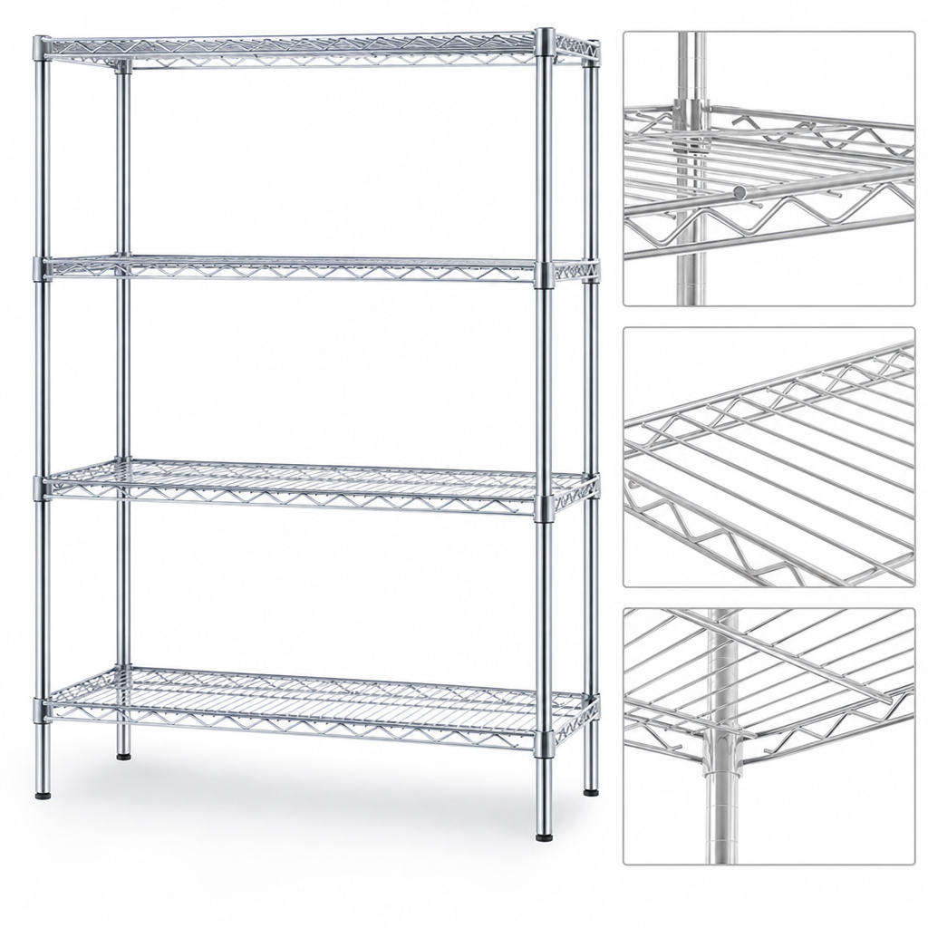 QuadTruss® Wire Shelf Design