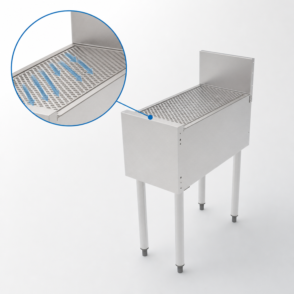 Pitched Drainboard Top