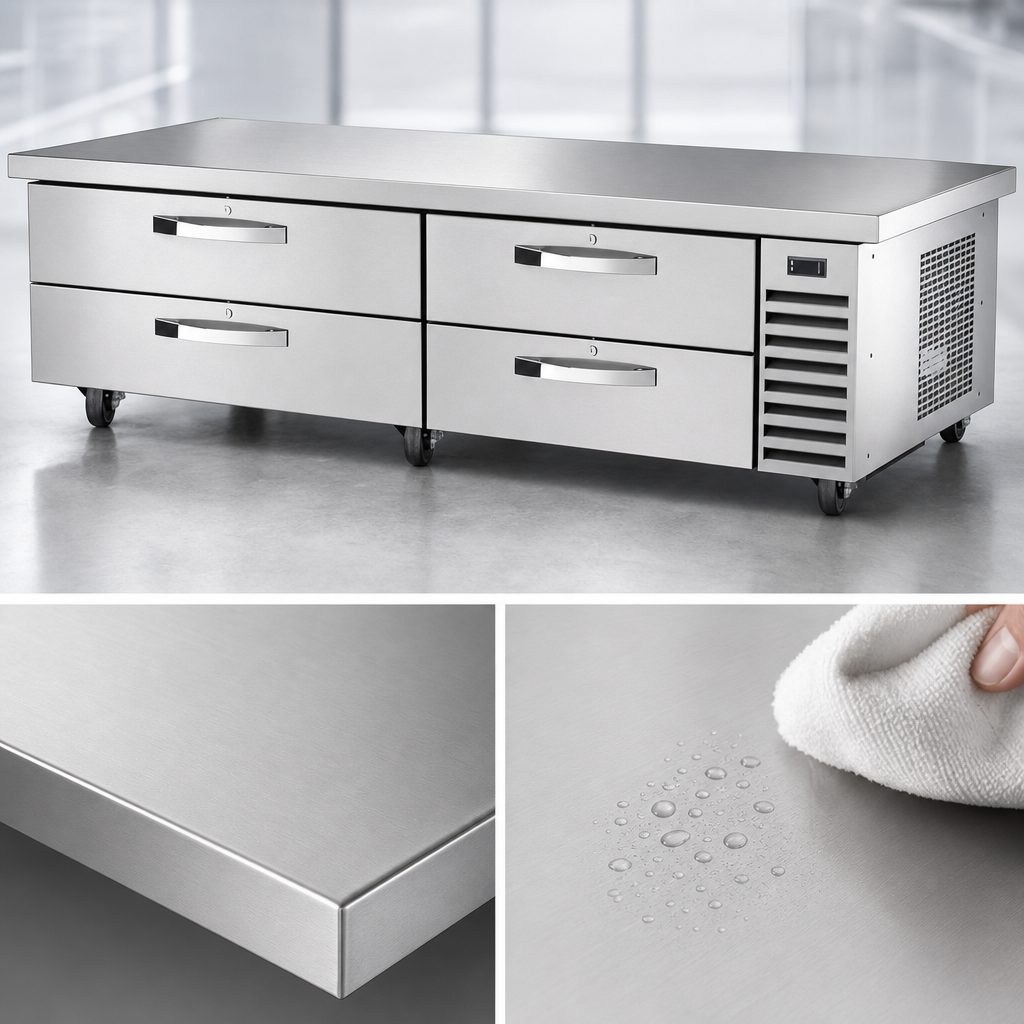 One-Piece Stainless Steel Top