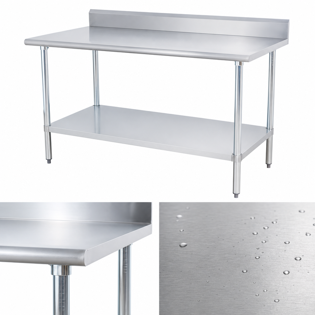 Reinforced Stainless Steel Top