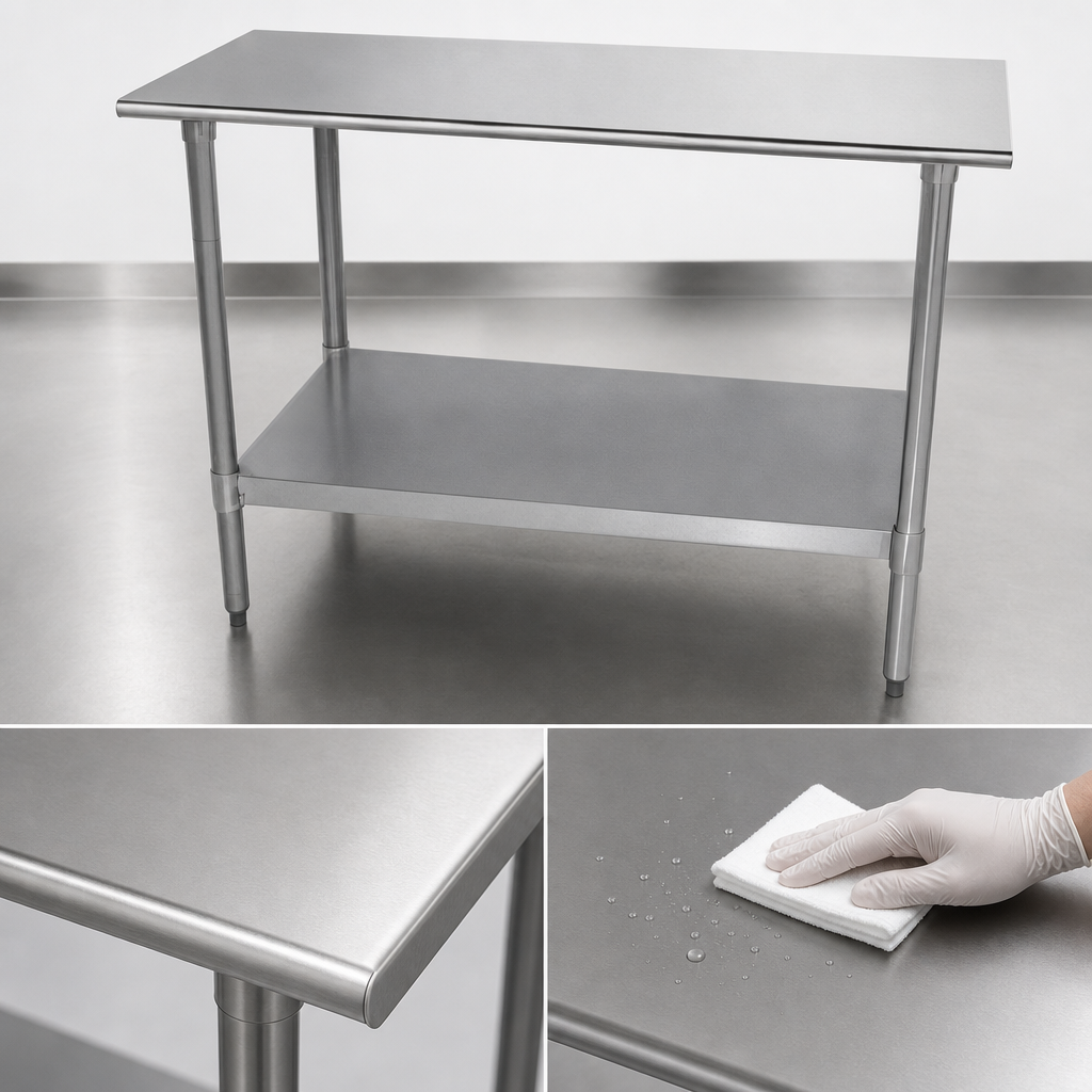 18-Gauge 430 Stainless Steel Top