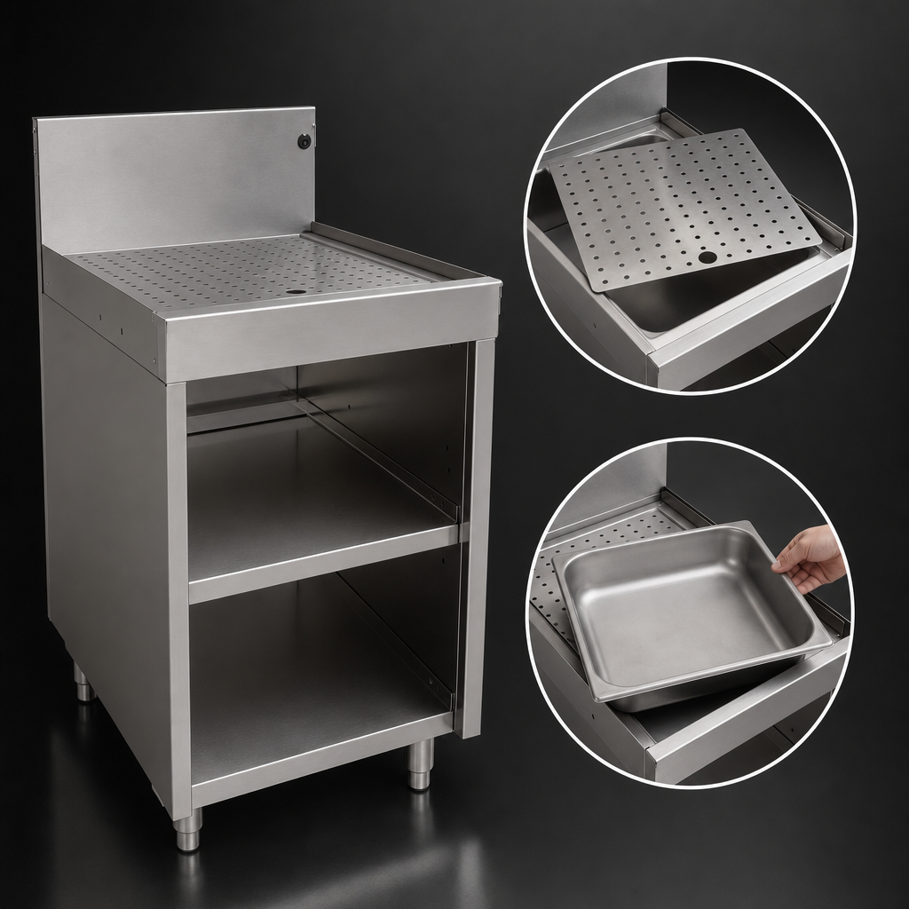 Drain Pan with Removable Perforated Insert