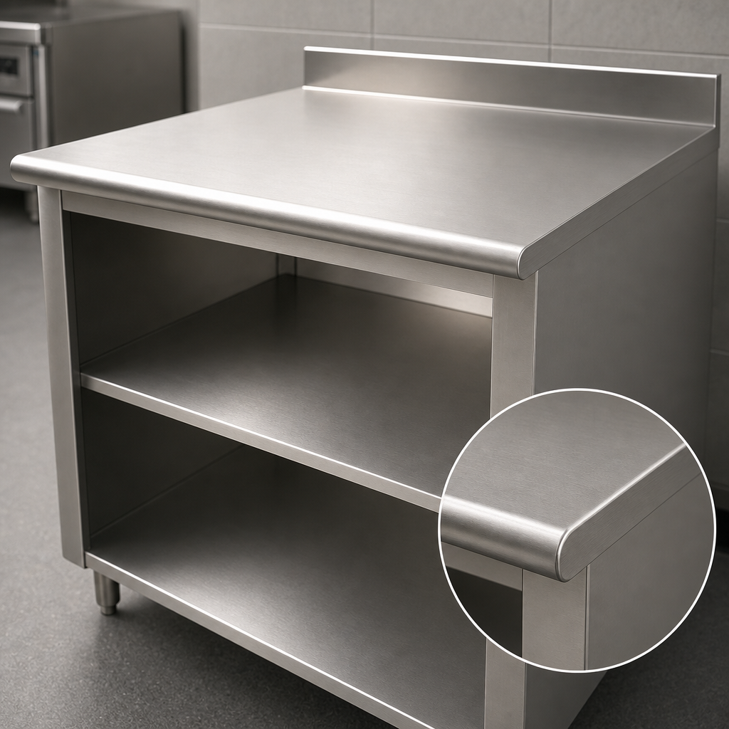 14 Gauge 304 Stainless Steel Top