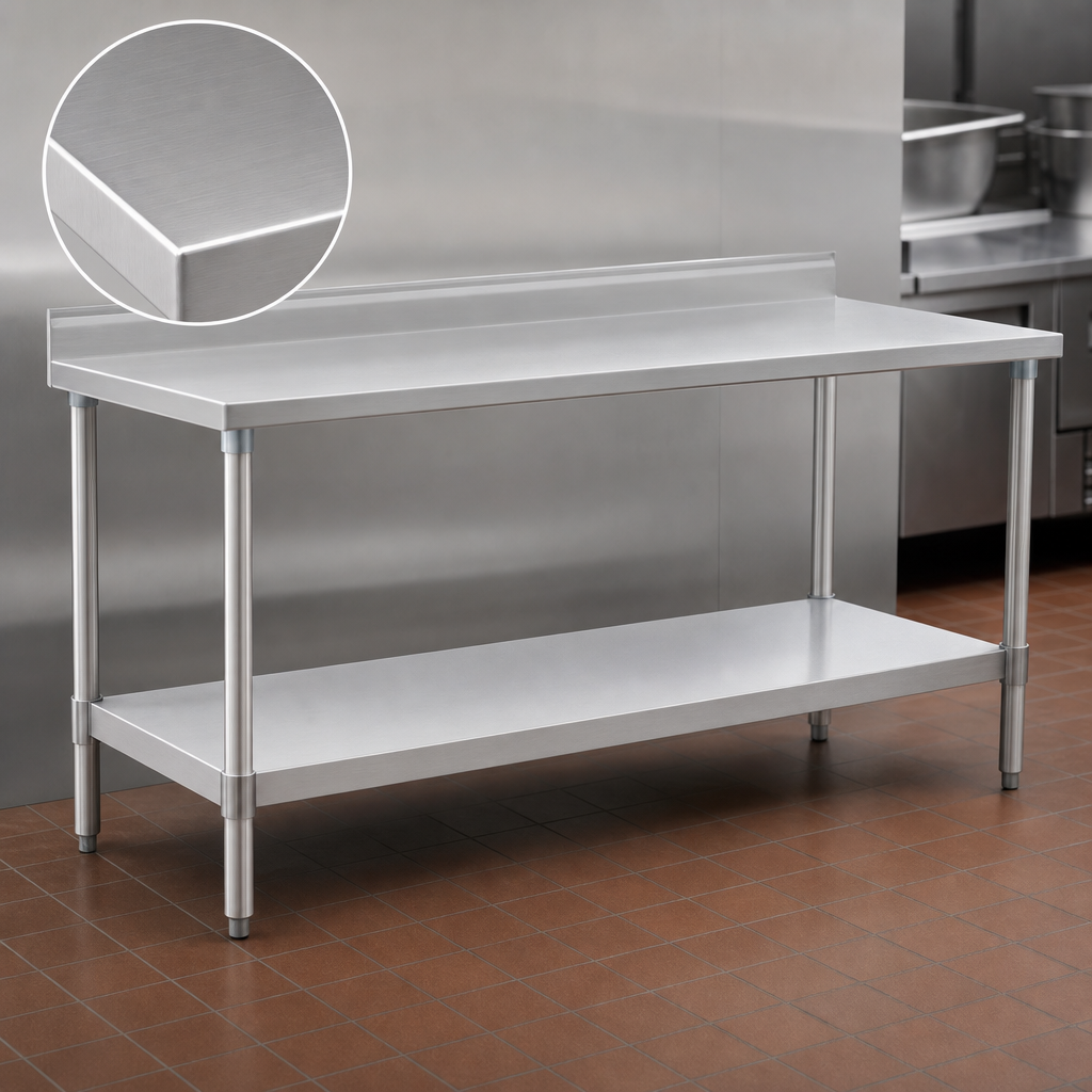 14-Gauge Stainless Steel Top