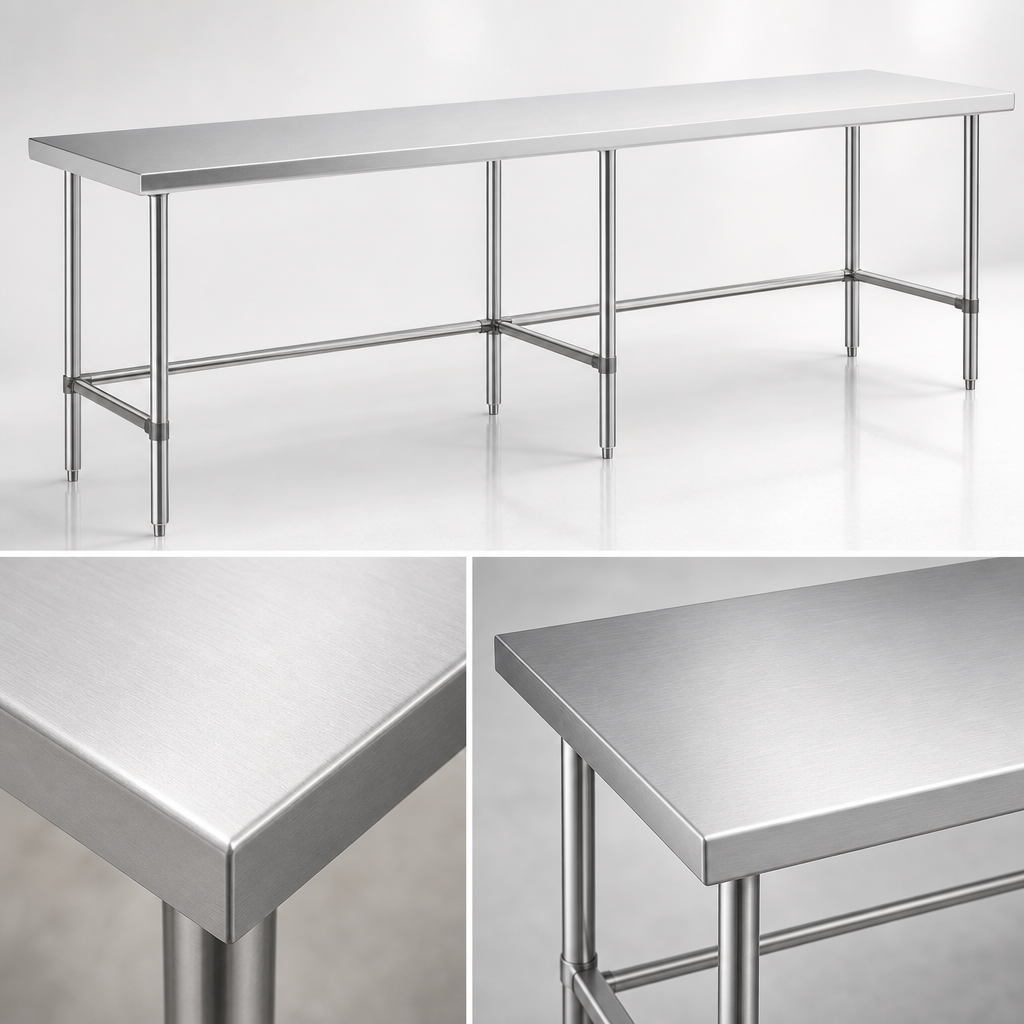 18-Gauge 430 Stainless Steel Top