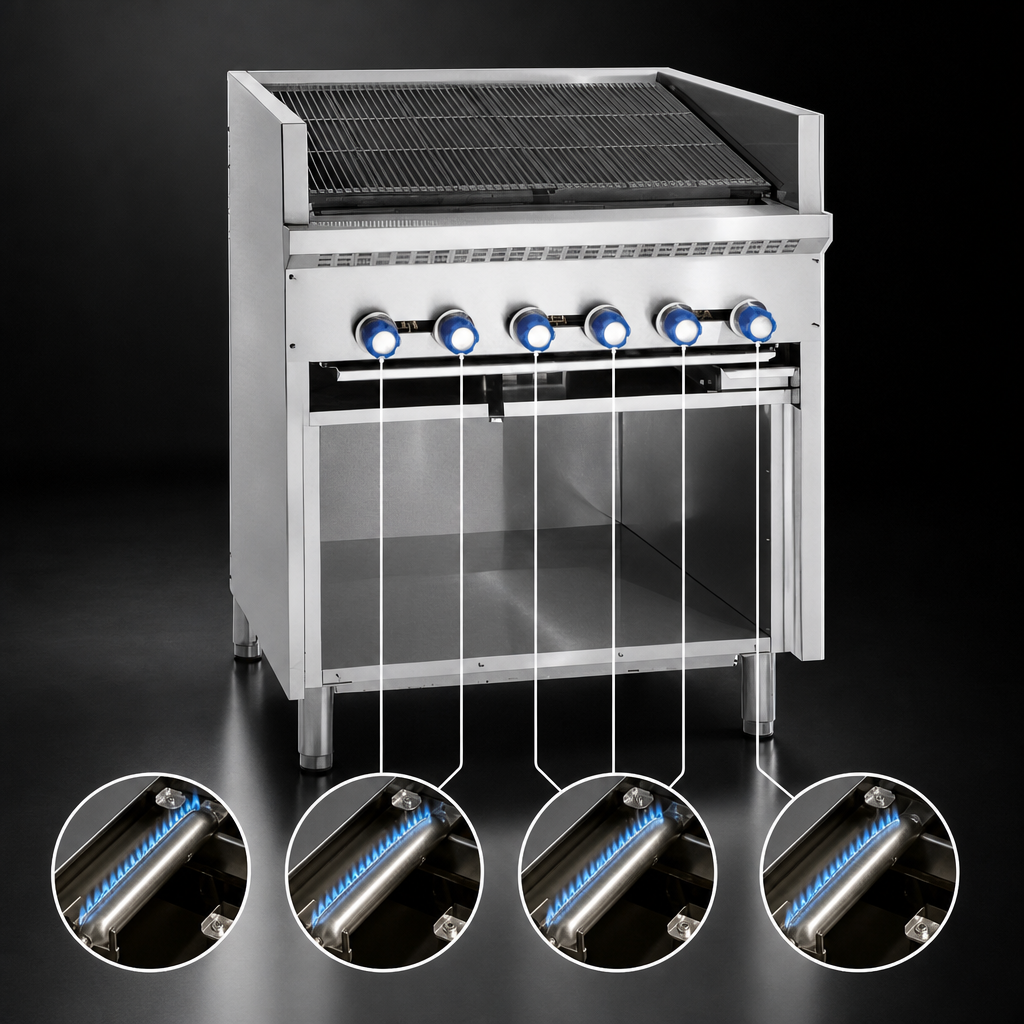 Four Individually Controlled Burners