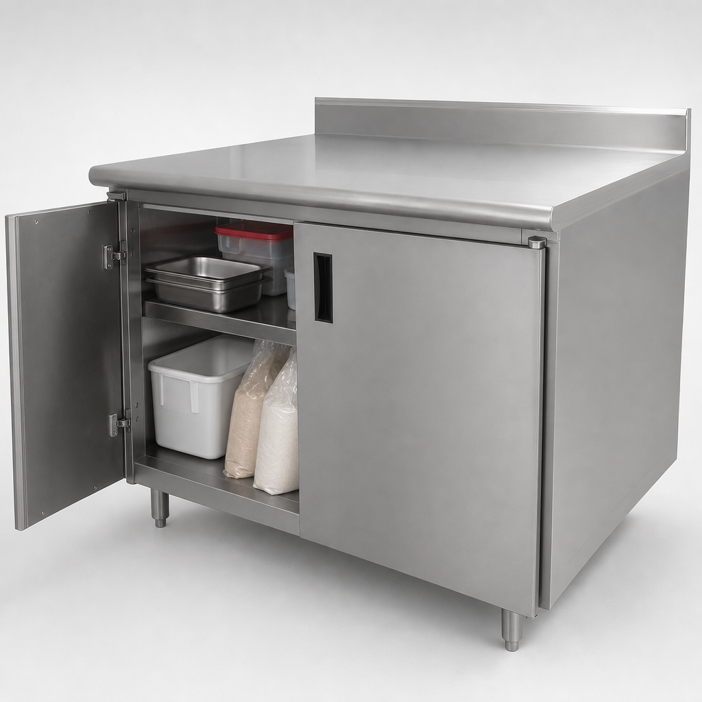 Cabinet Base With Hinged Doors