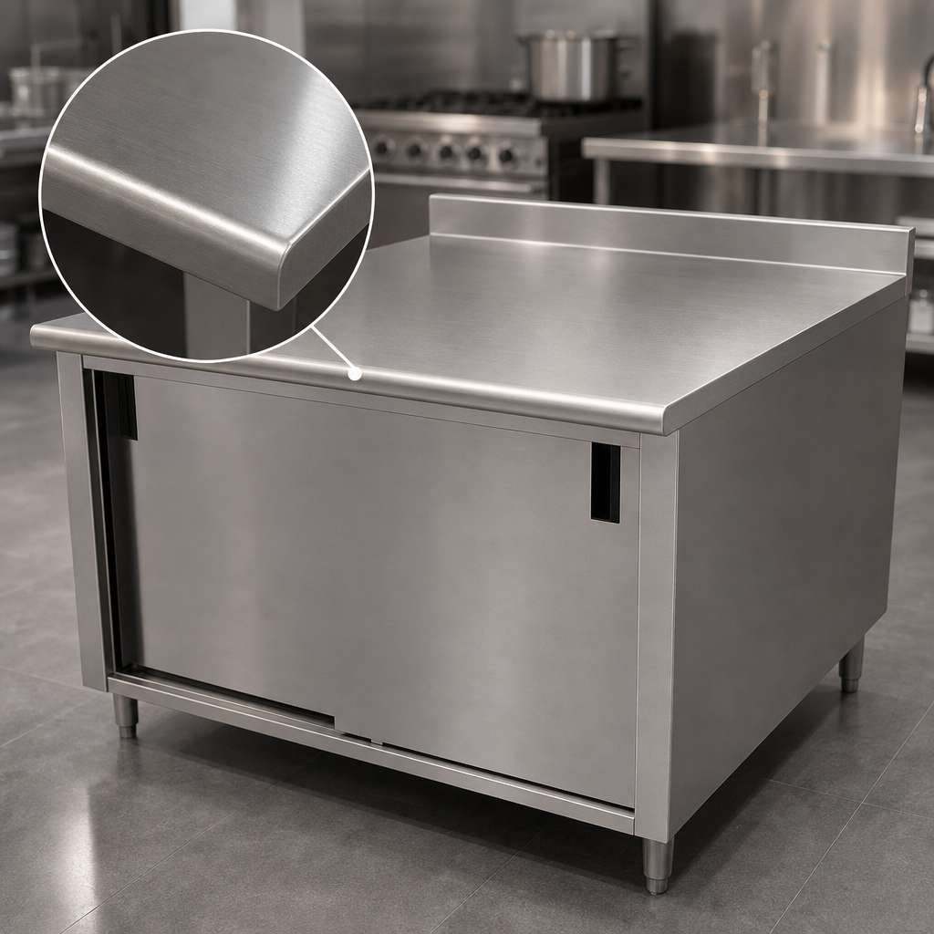 14-Gauge 304 Stainless Steel Top