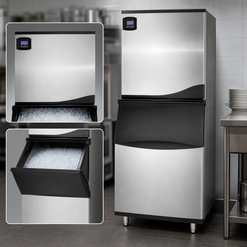 Modular Ice Machine and Bin Combo