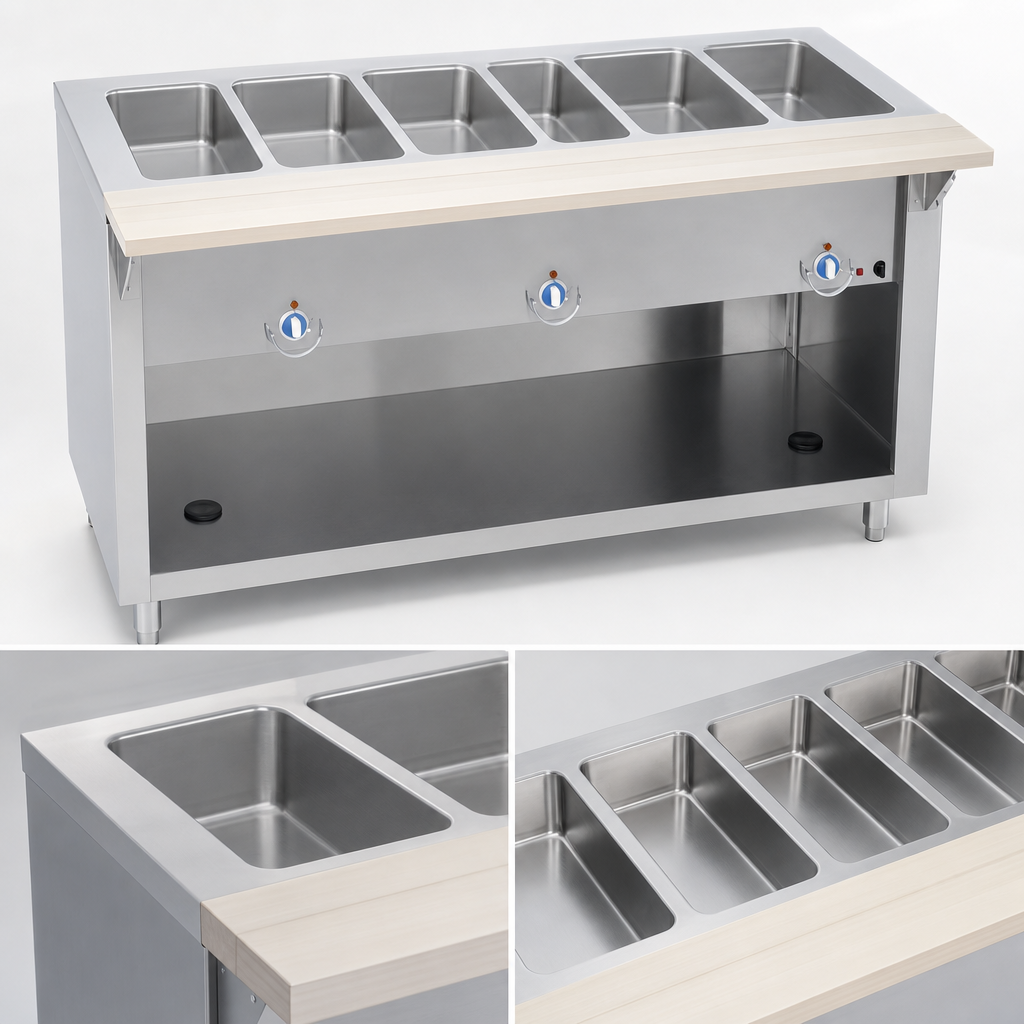 One-Piece 16 Gauge 300 Series Stainless Steel Top