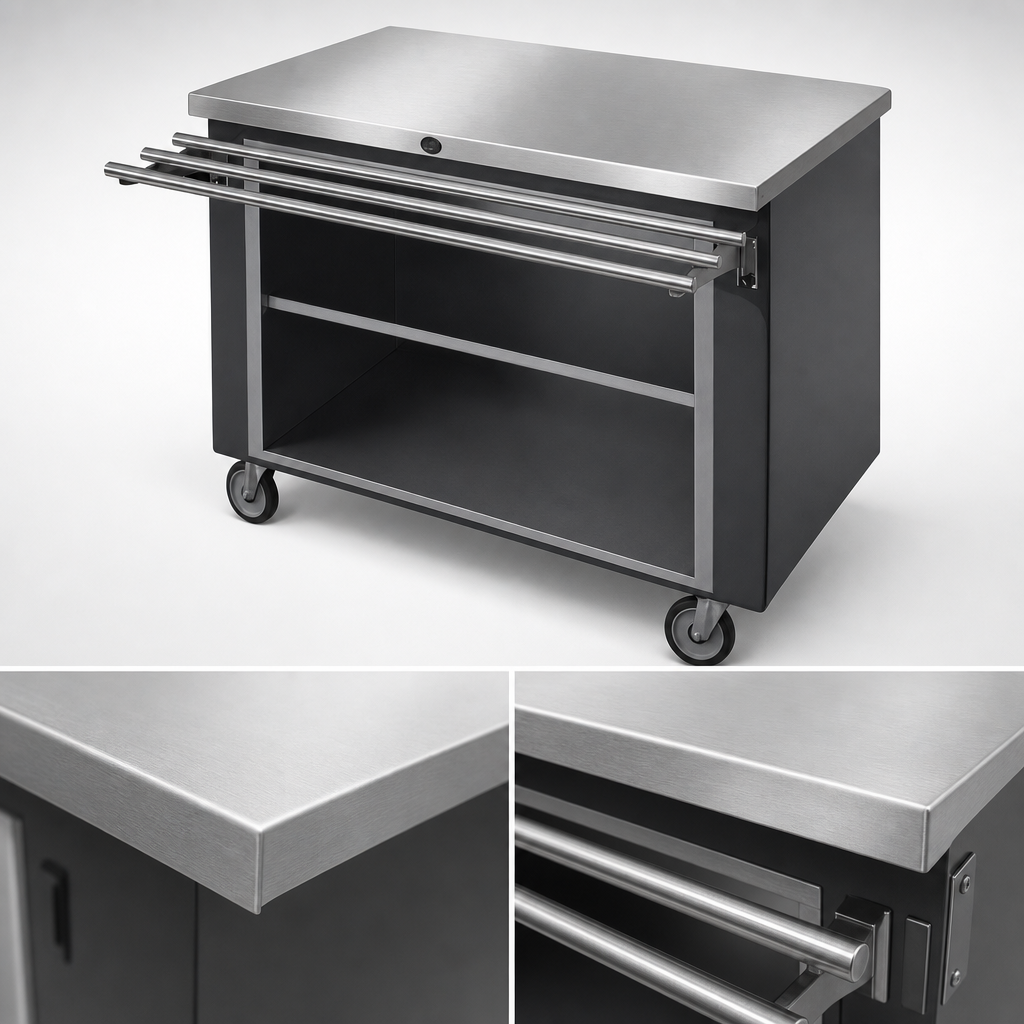 16-Gauge Stainless Steel Top
