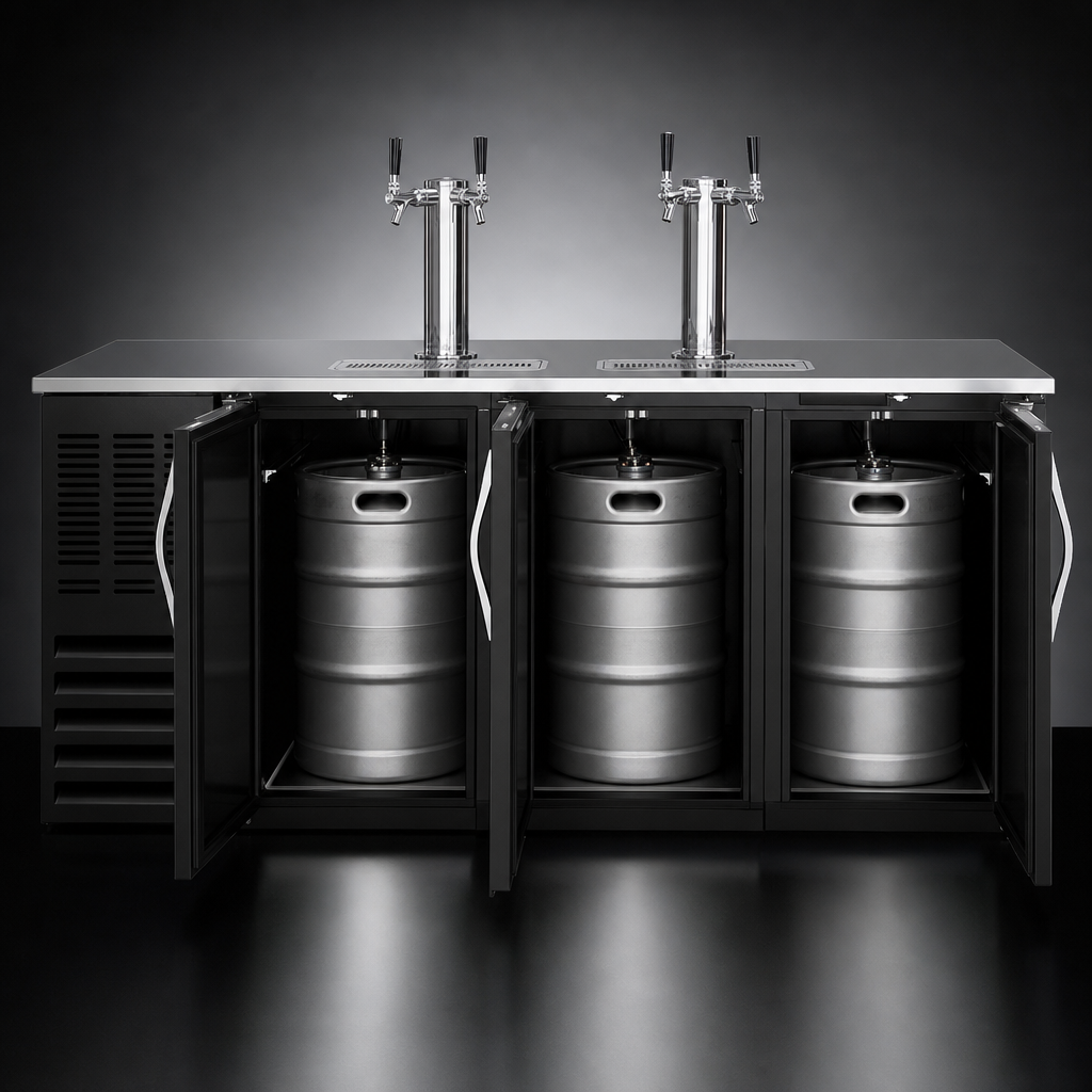 3-Keg Capacity Cabinet