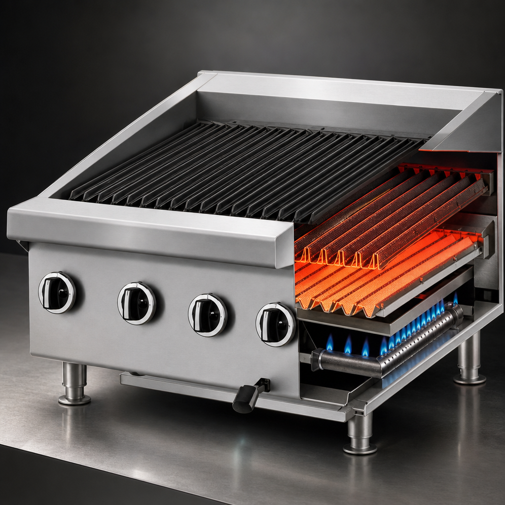 Heavy-Duty Radiant Cooking System