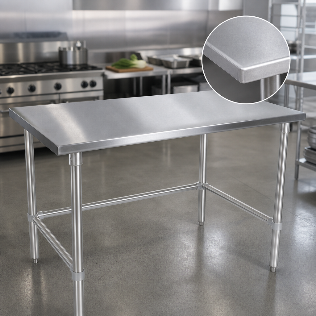 16-Gauge 300-Series Stainless Steel Top