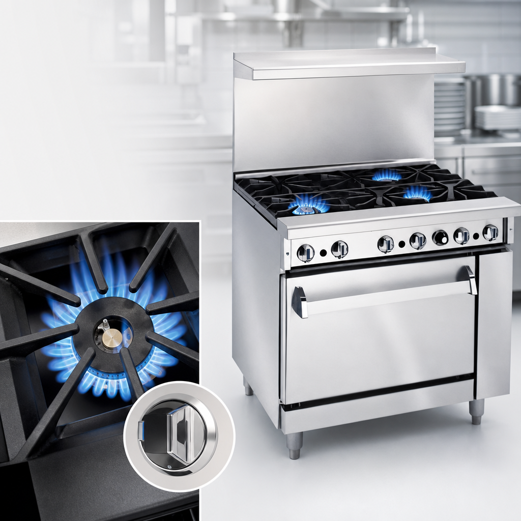 Four Open Burners