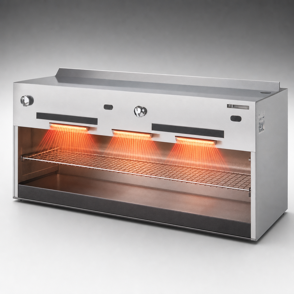 Three Infrared Burners
