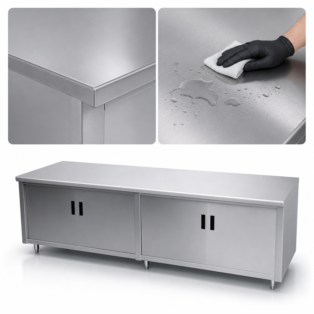 14-Gauge 304 Stainless Steel Top