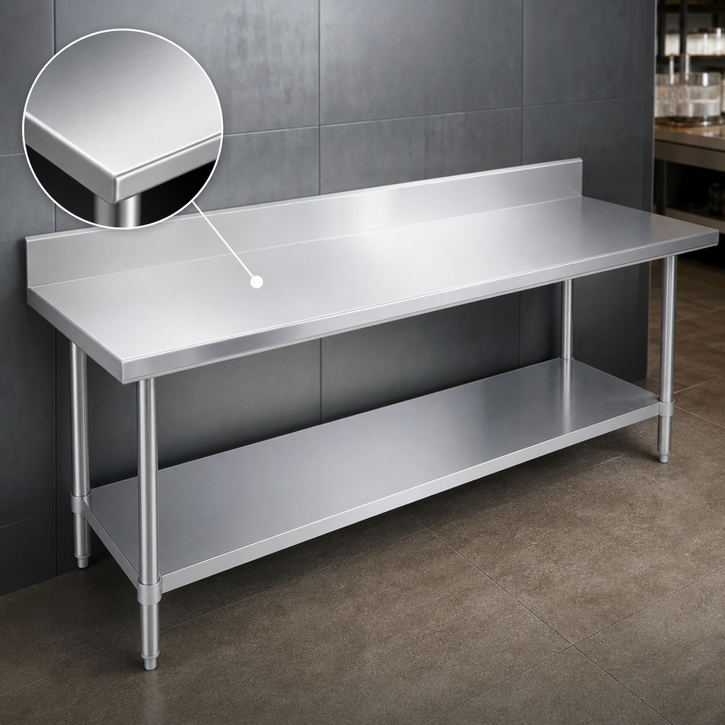 16-Gauge 300-Series Stainless Steel Top