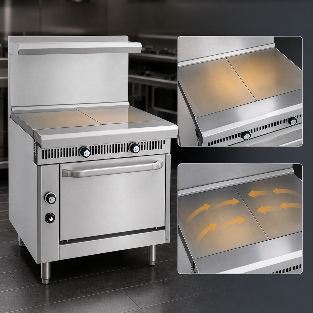Two 18-Inch Hot Tops