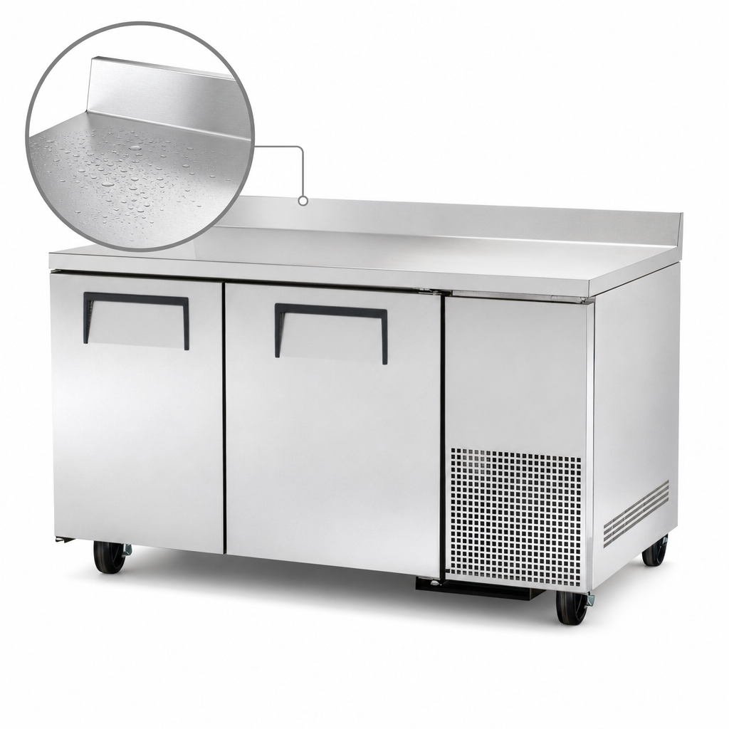 Stainless Steel Top With Rear Splash