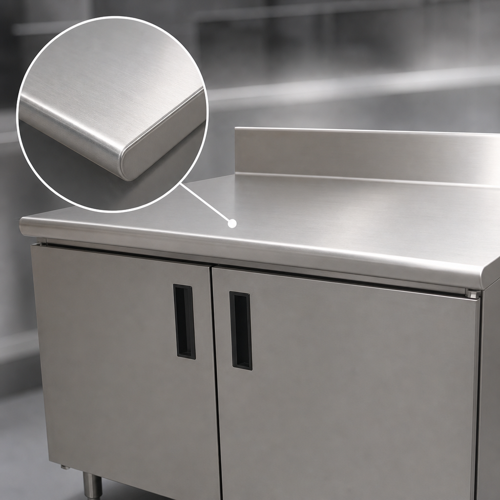 14-Gauge 304 Stainless Steel Top