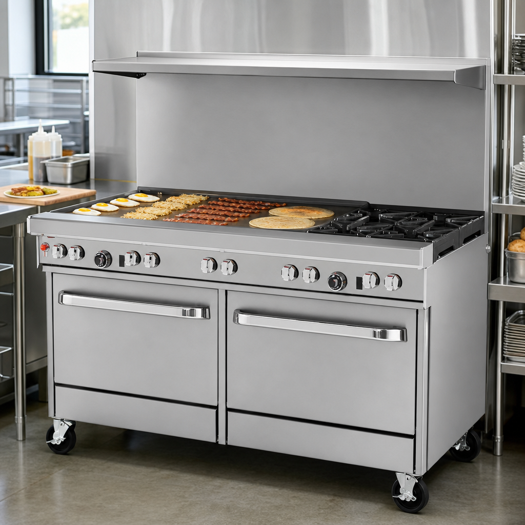 48-Inch Griddle with 1/2-Inch Plate