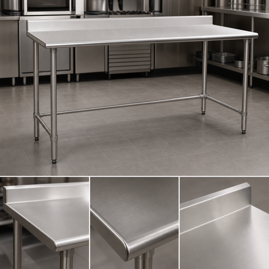 16-Gauge 300-Series Stainless Steel Top