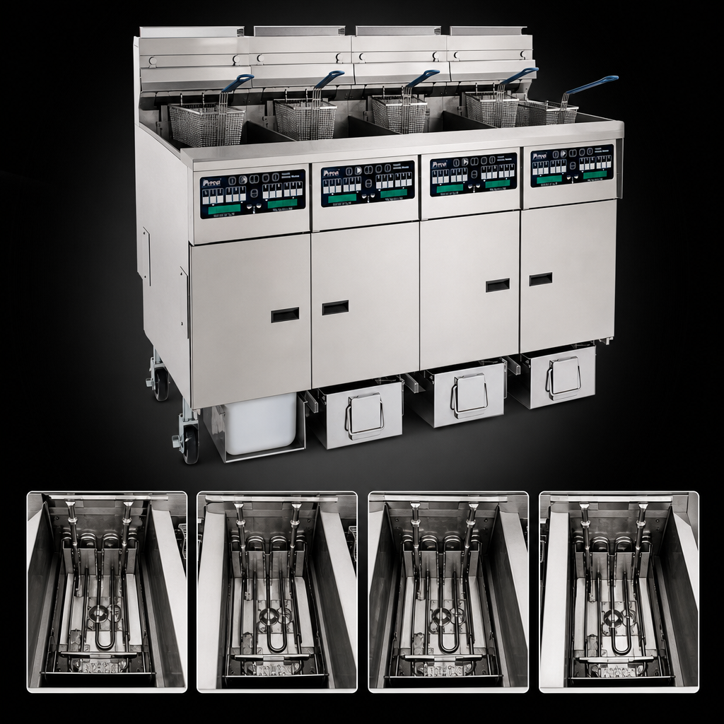 Four-Fryer Configuration