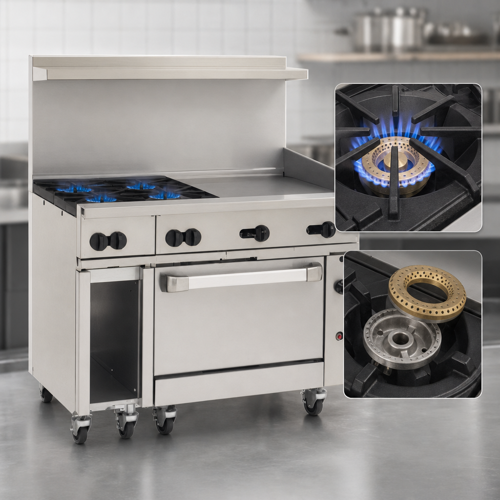 Powerful Open Burners