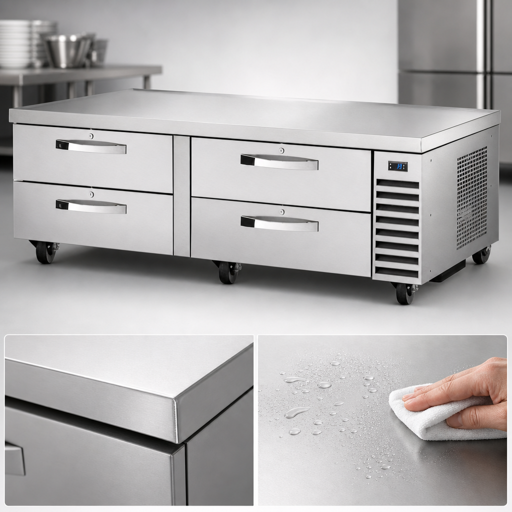 One-Piece Stainless Steel Top