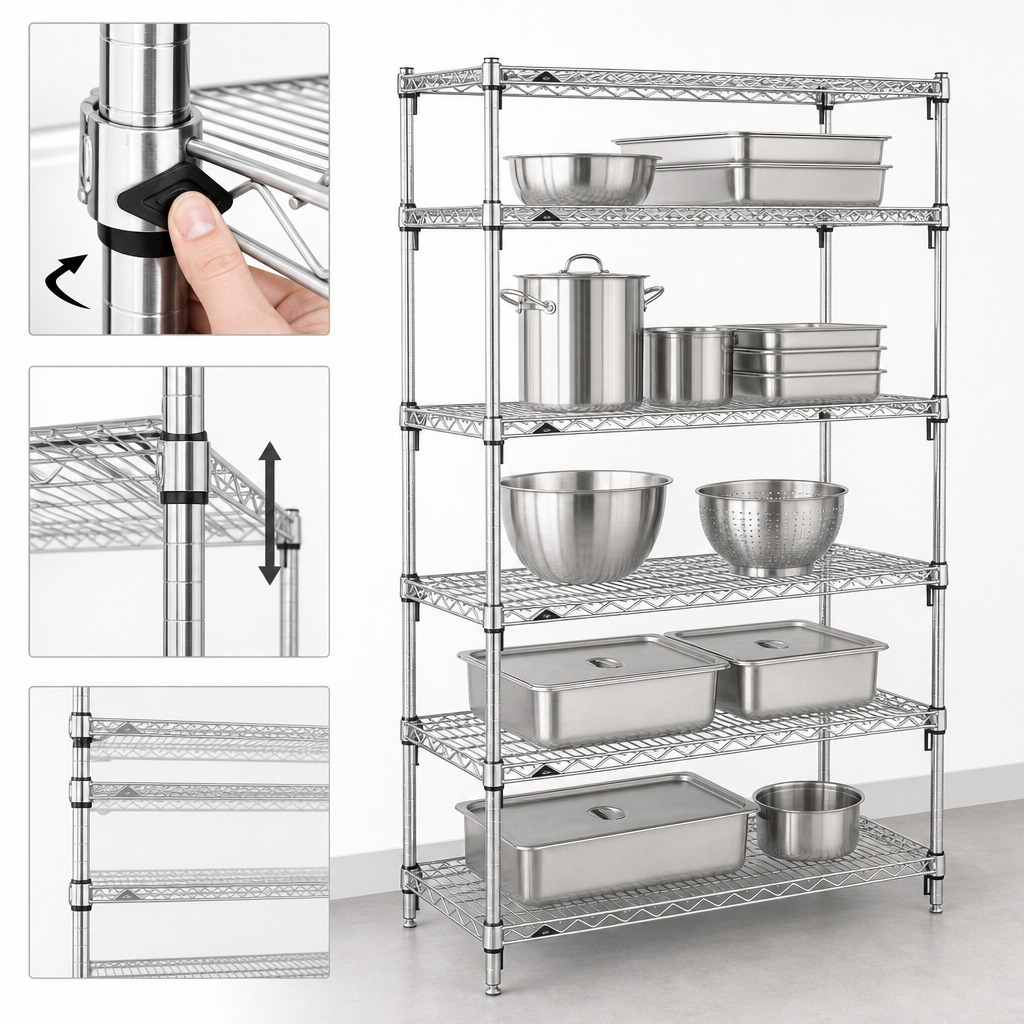Super Adjustable Shelf System