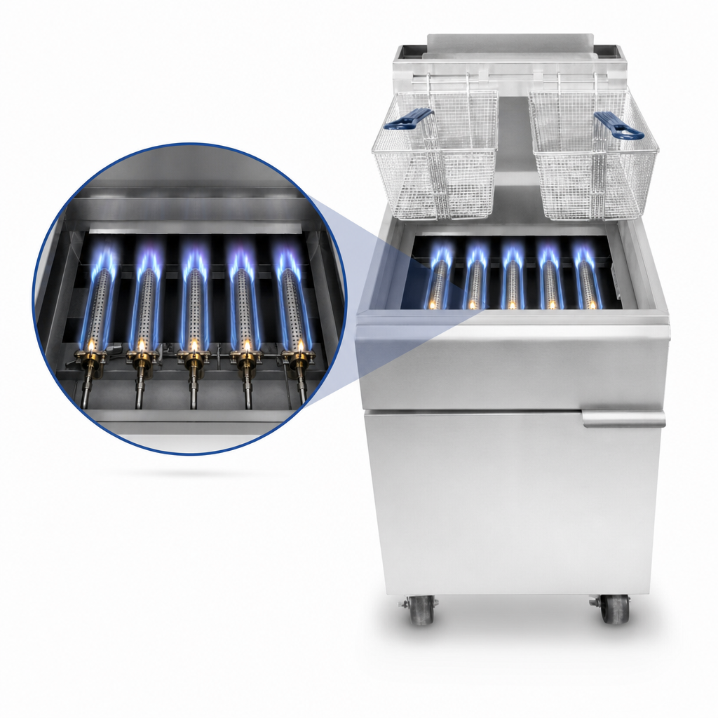 Five Heavy-Duty Burners