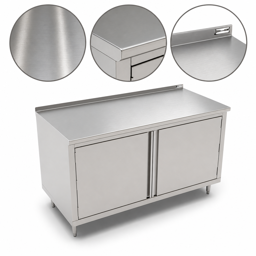 14-Gauge Type 300 Stainless Steel Top