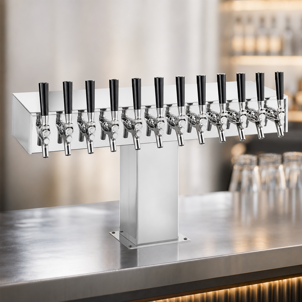 12-Faucet Wide Base Design