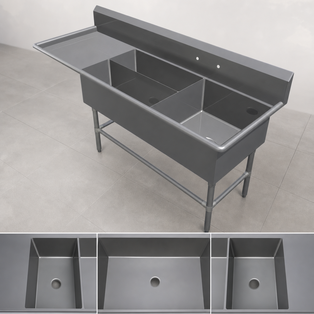 Three-Compartment Platter Configuration