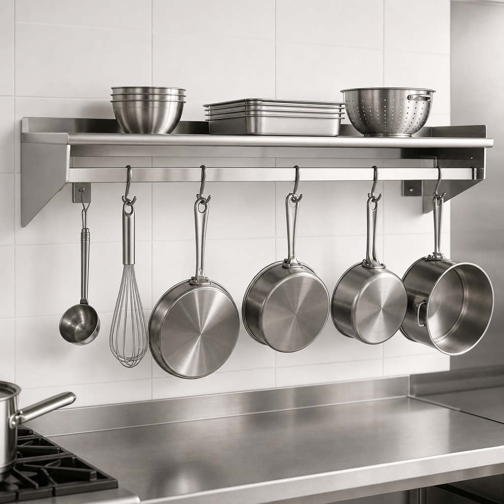 Single-Bar Pot Rack Design