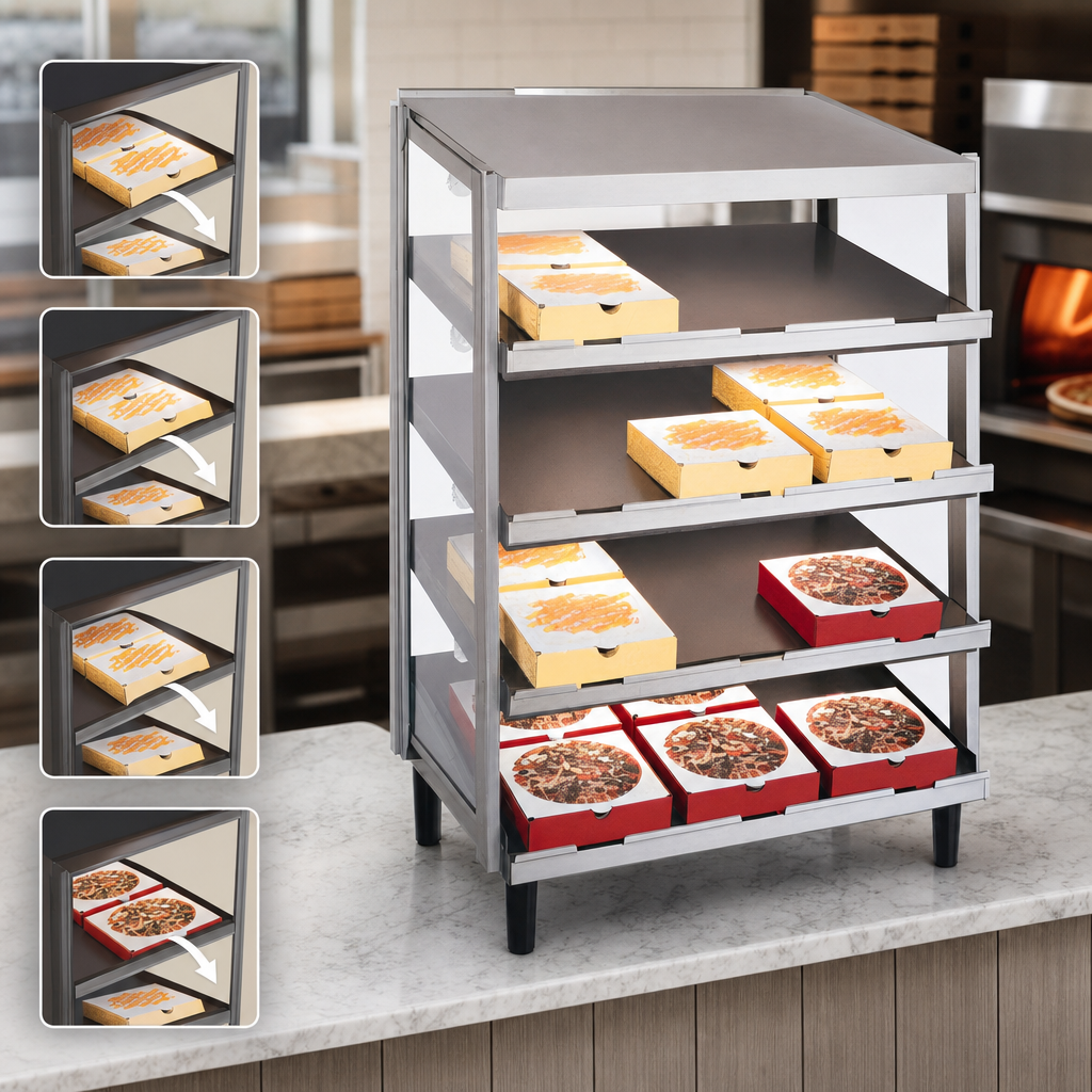 Quad Slant Shelves