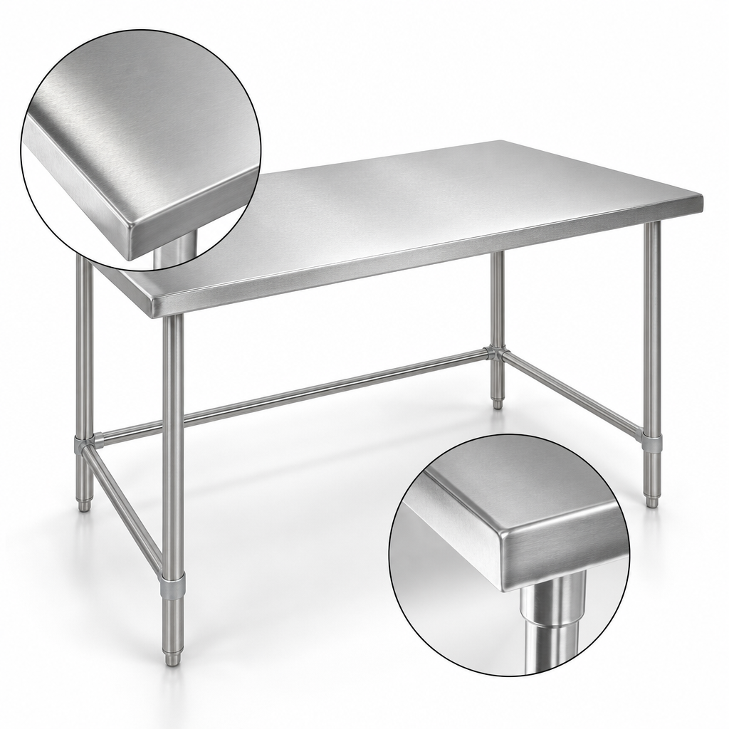 16-Gauge Stainless Steel Top