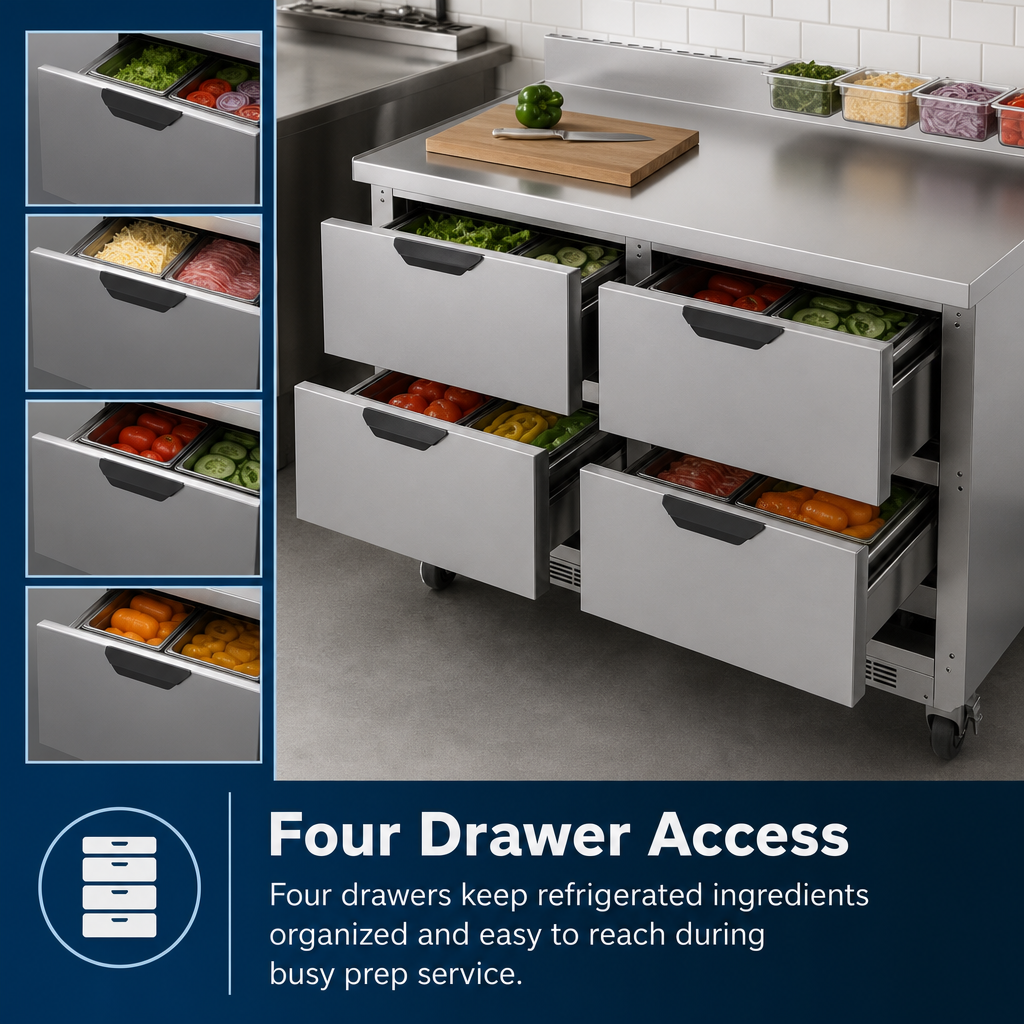 Four Drawer Access