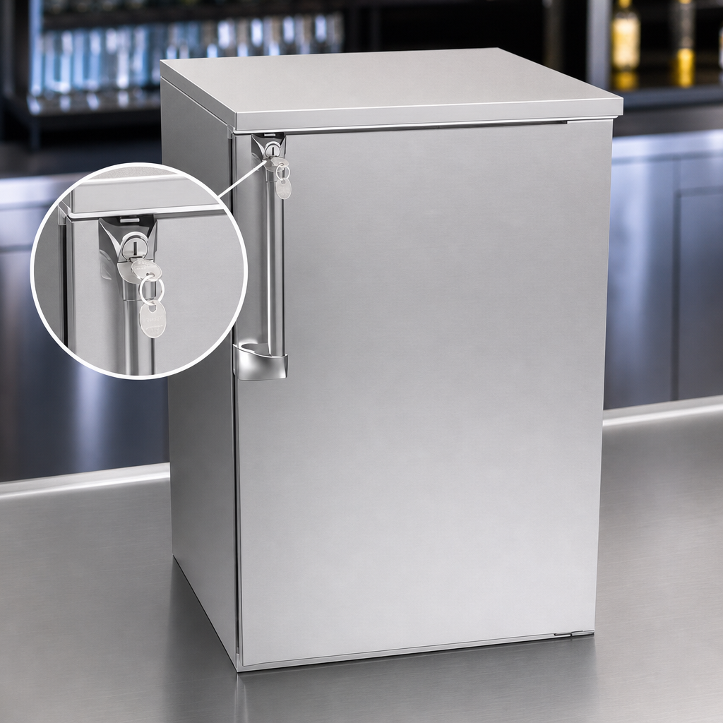 Locking Solid Hinged Door