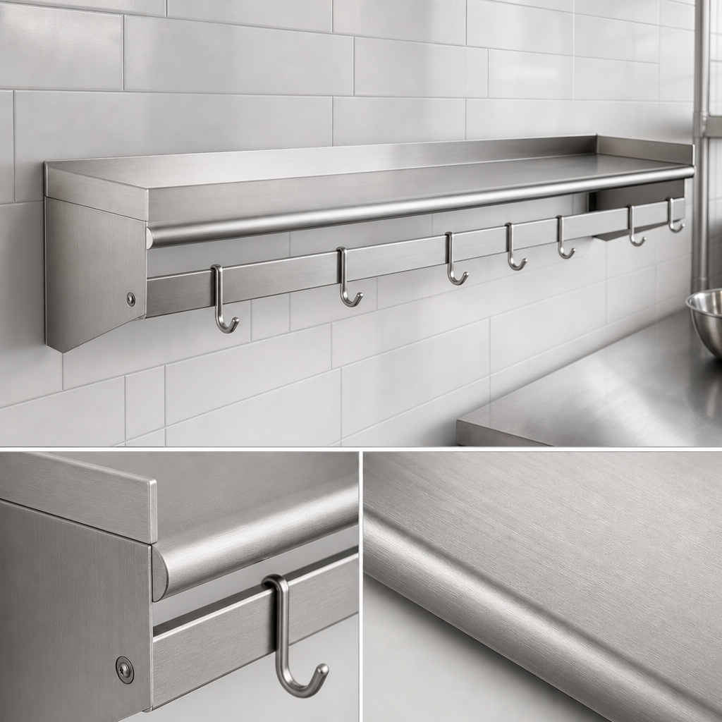 16 Gauge Stainless Steel Shelf