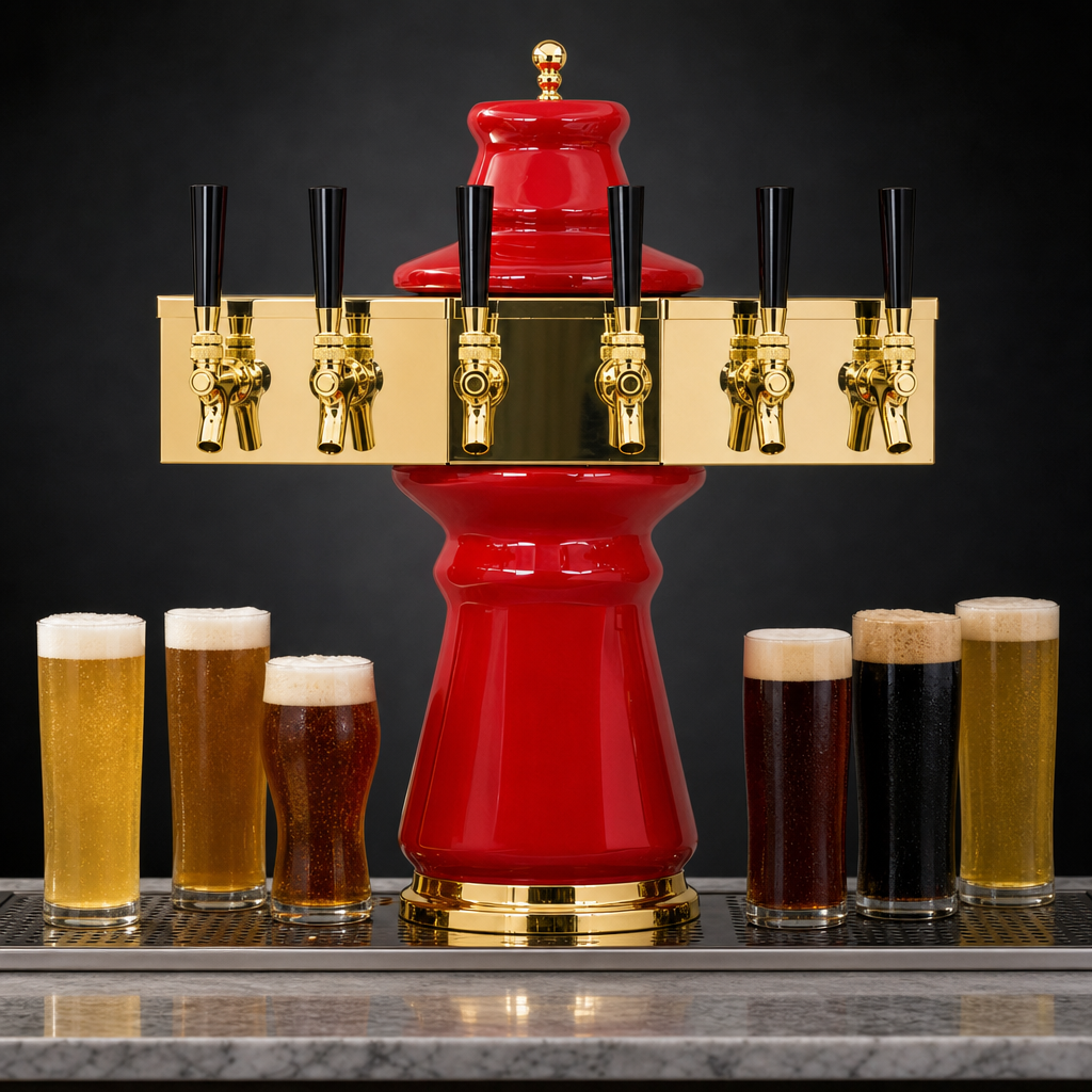 Six-Faucet Tower