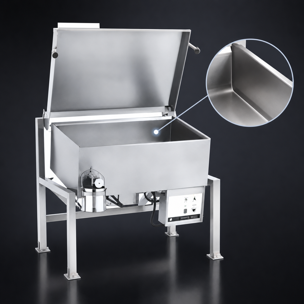 304 Stainless Steel Food Contact Zone