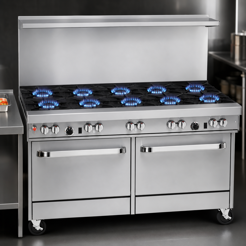 10 Non-Clog Open Burners