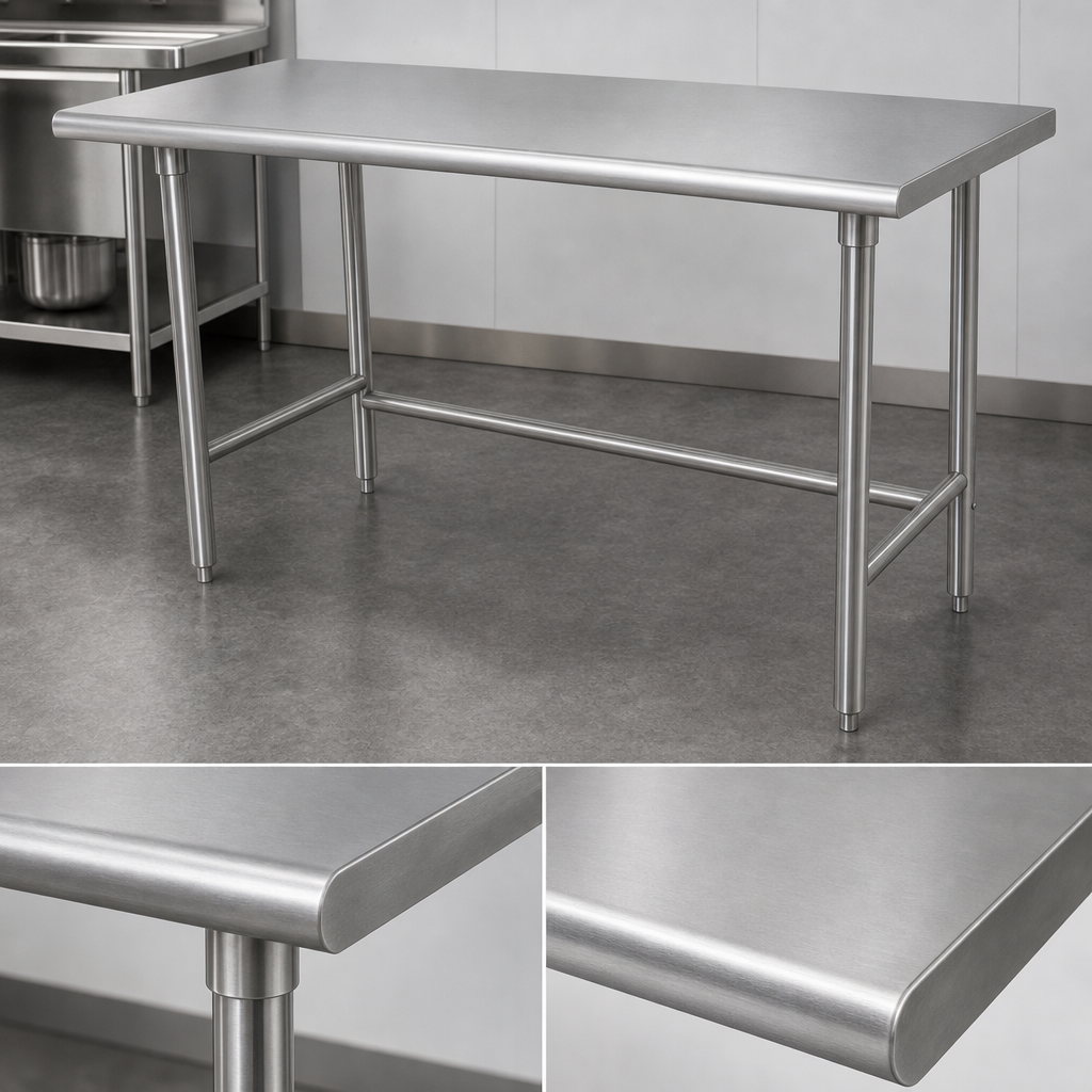 14 Gauge 304 Stainless Steel Top