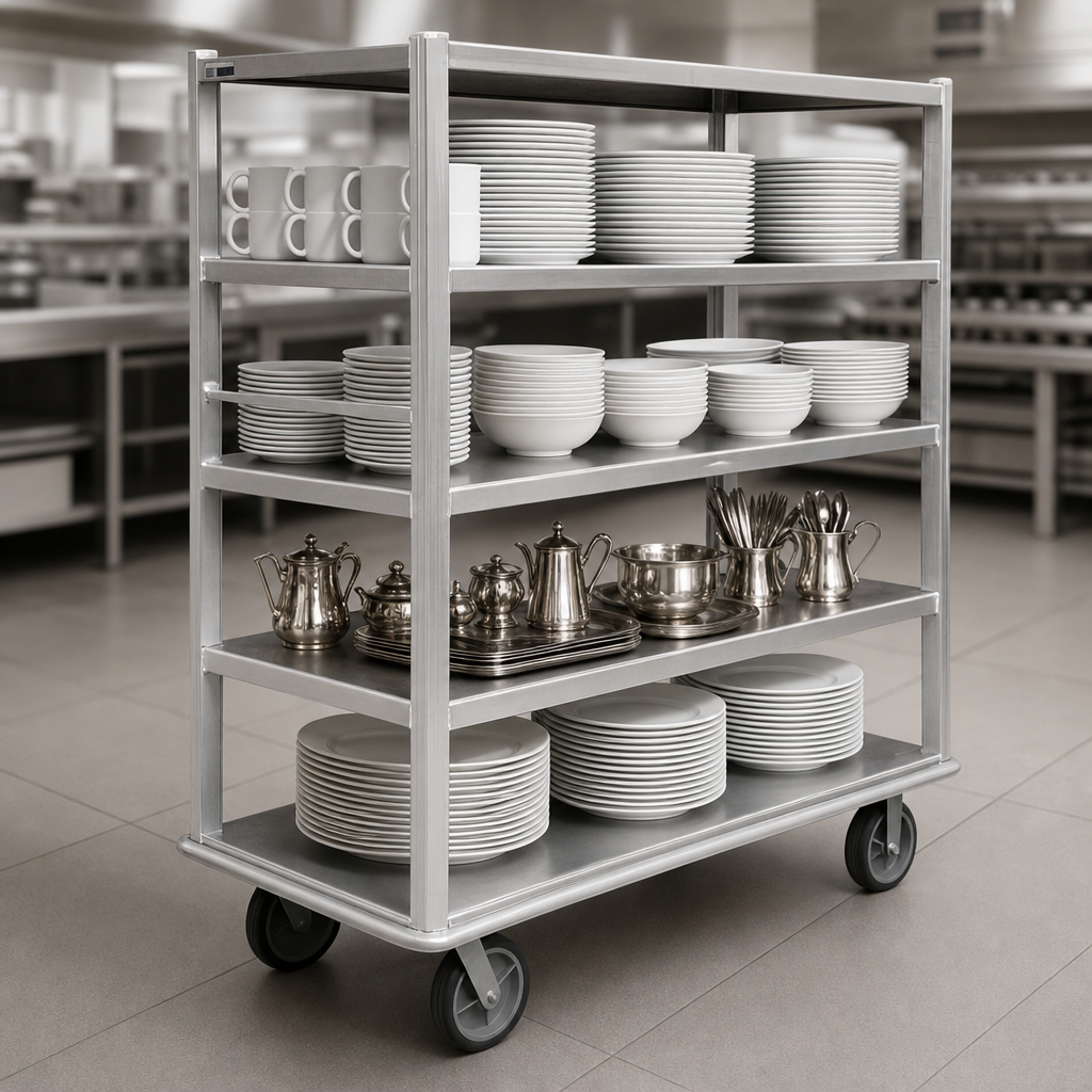 Four-Shelf Open Design